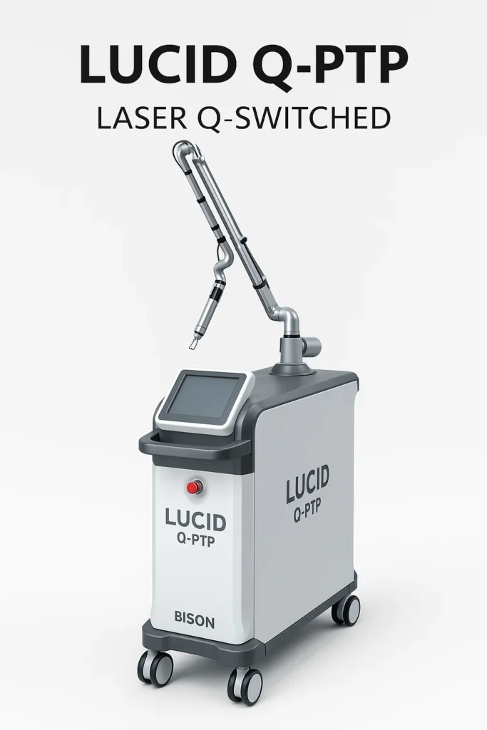 LUCID Q-PTP Láser Q-Switched quitar tatuajes almeria prolaser
